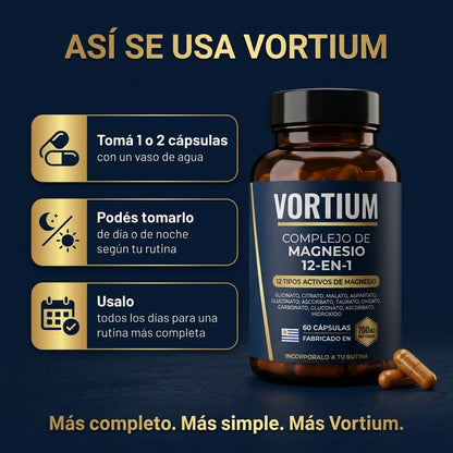 Complejo de Magnesio 12 en 1 - Vortium