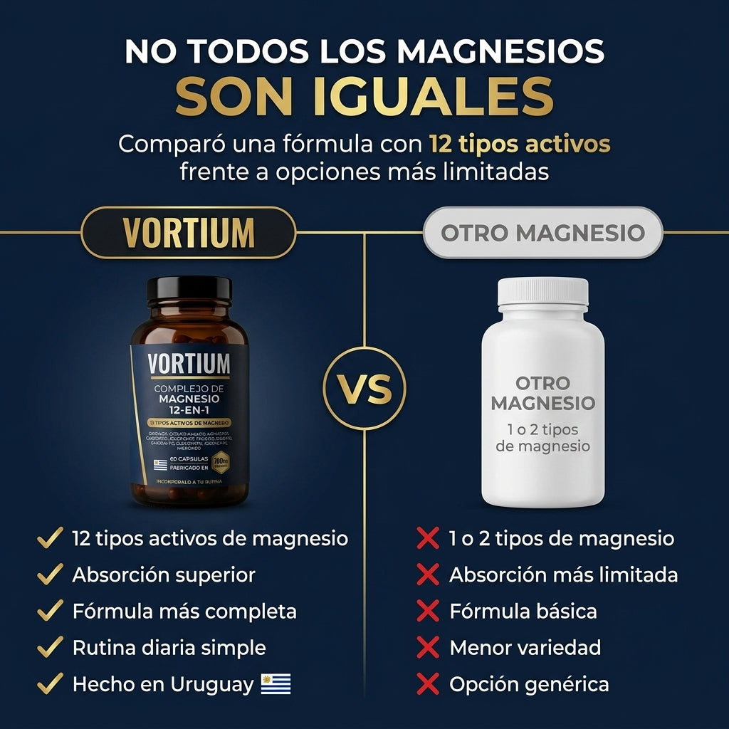 Complejo de Magnesio 12 en 1 - Vortium
